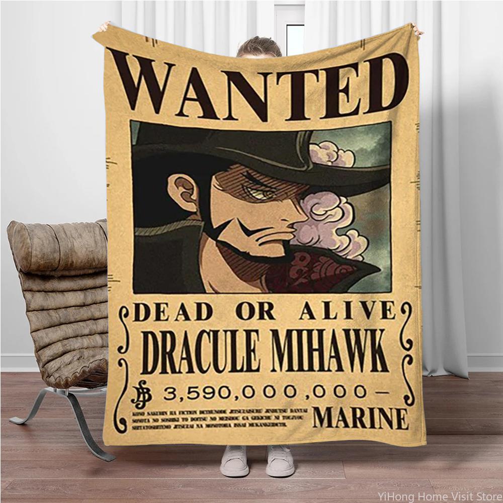 

Japanese Anime Blanket One Piece Children Warm Soft Blankets for Sofa Bed Cover Blanket Suitable for Birthday Souvenir Gifts 30x40in