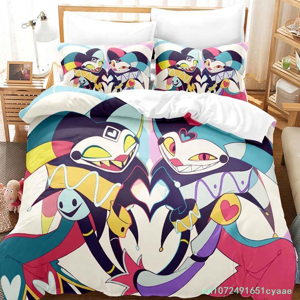 Fizzarolli Boss Bedding Set Single Twin Full Queen King Size Bed Set Adult Kid Bedroom Duvetcover Sets Anime Parure De Lit Bed