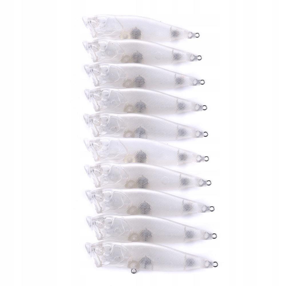 Body Wobbler Pike Zander Perch Do It Yourself For Painting 50 Pieces Mix