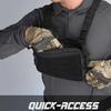 Tactical Backpack Chest Hanging Bag, Running Chest Bag, with Front Loop Reconnaissance Chest Hanging, Suitable for Outdoor