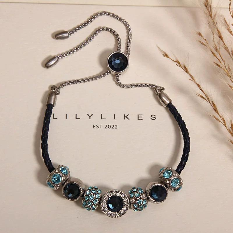 Elegant Women's Bracelet – Luxury Retro Beaded Design with Panjia Style for a High-End, Exquisite Feel.