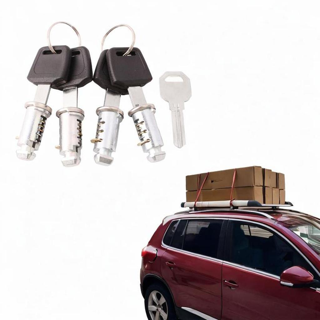 Car Rack Lock Core with Key for Roof Cargo Accessories