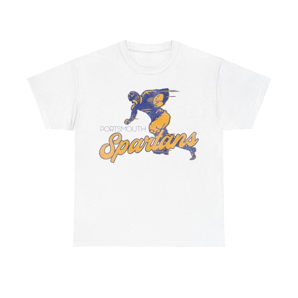 Portsmouth Spartans Retro Nostalgic Football T-shirt Unisex T-Shirt XL