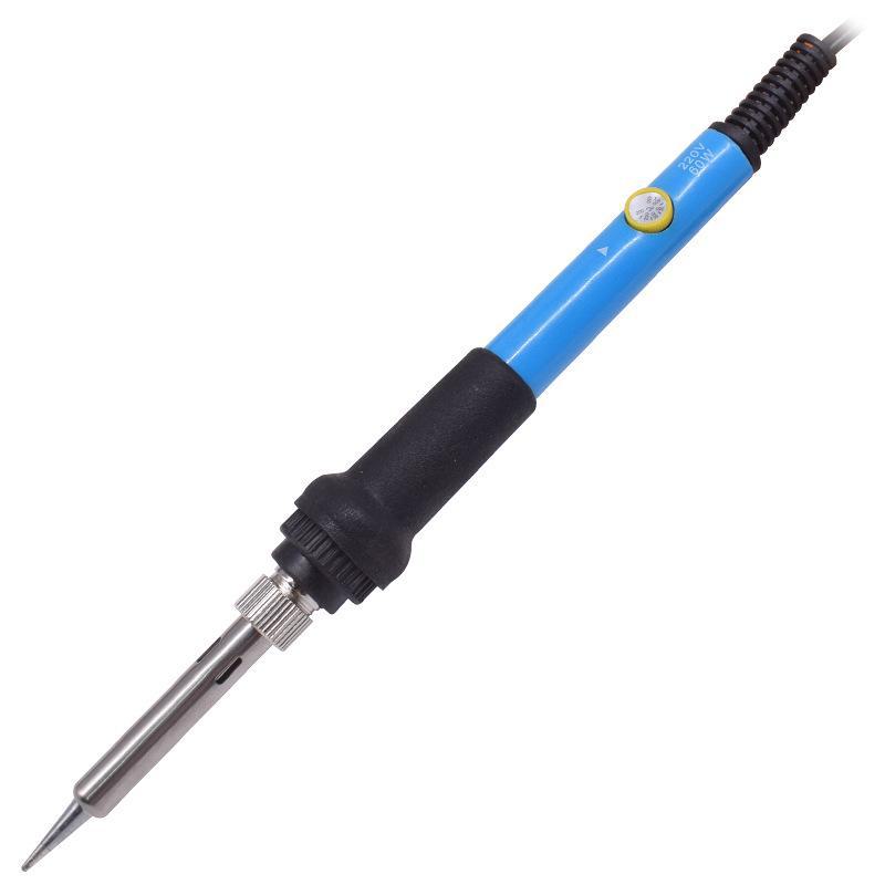 60W Dual Voltage Electric Soldering Iron Set, 110V/220V, European Standard, Direct Plug-in for Constant Temperature Welding