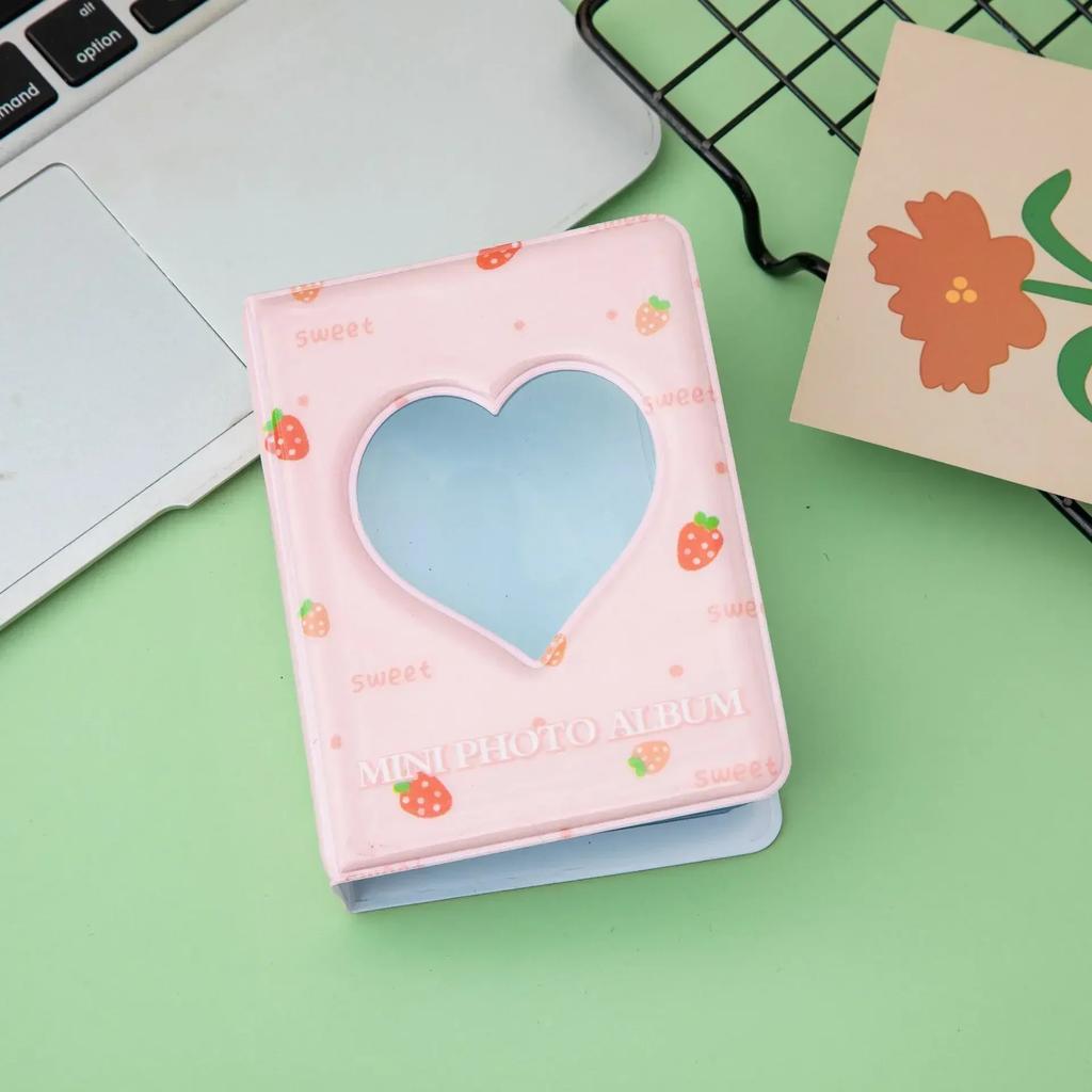 40 Pockets Butterfly Love Hollow 3 Inch Card Binder Photo Album Name Book Photocard ID Holder