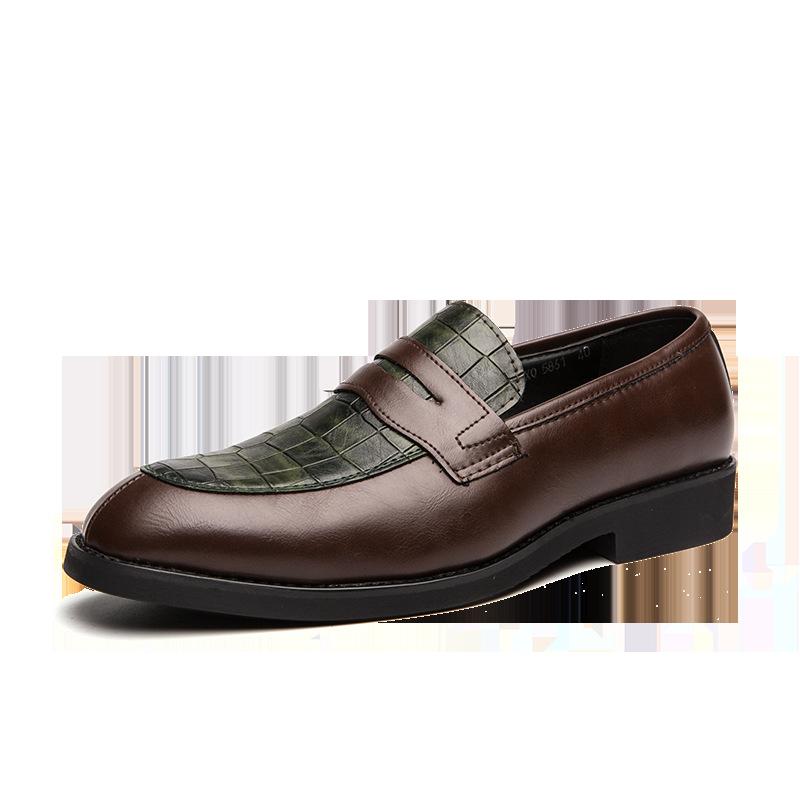 Fashion Men Casual Shoes Autumn Leather Loafers Office Dress Shoes For Men Driving Moccasins Comfortable Slip On Party Fashion Shoes Man