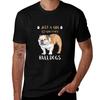 Just A Girl Who Loves English Bulldogs Cute Bulldog Drawing English Bulldog Lovers Girls Gift TShirt