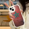 M-Morocco Flag Phone Case For IPhone 16 15 14 13 12 11 Pro Max Plus Soft Leather Cover