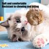 Furry Ball Cat Toy Soft Fluffy Rabbit Fur Ball Washable Fun Cat Chasing Ball Bunny-Kick Toy for Indoor Cats Exercise Stimulates Hunting Instinct