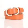 Ladies Double D Alloy Japanese Buckle Simple Decoration, Jeans Retro Atmosphere Elegant Non-Porous Belt