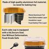 Aluminum Foil Cake Cup Muffin Tin With Lid, 60-pack Cake Pan, Bread Mold With Lid, Disposable Baking Cup Aluminum Foil Cake Baking Cup With Lid
