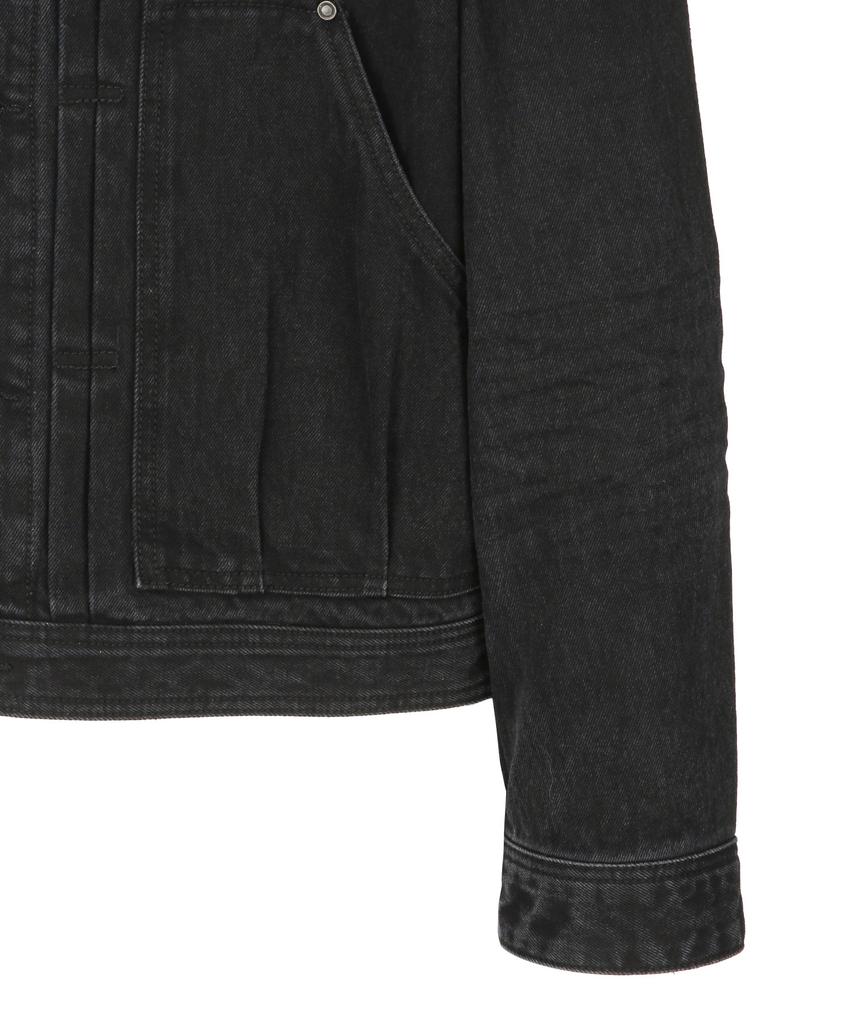 Il Corso Union Denim Trucker Jacket Black Ieju5E212Bk