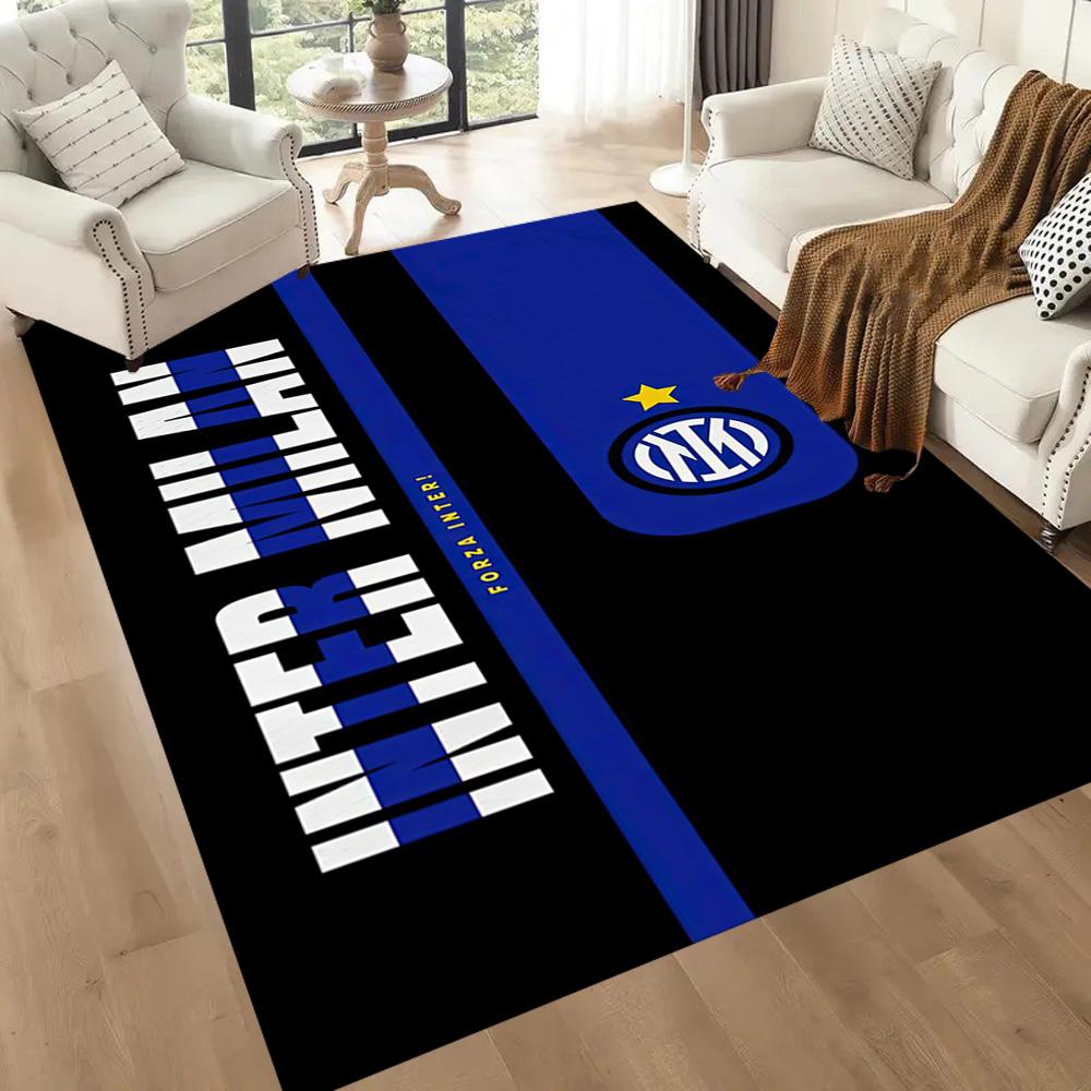 Inter Milan Area Rug Design For Kitchen Game Room Outdoor Dormitory Antislip Carpet Anime Office Decor Wedding Party Gift