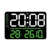 62KD Large Digital Clock Wall Clock with Date Week and Temperature Display Bedroom Office Decors