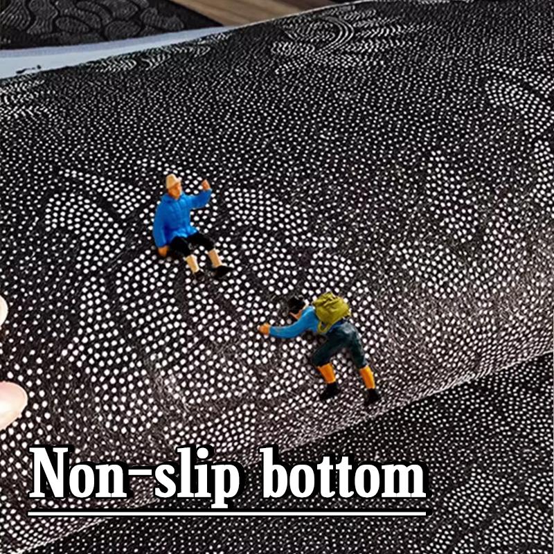 VIKAMA Chair Floor Mat Arched Bedroom Vanity Rug Modern Home Decor Study Playroom Swivel Chair Mute Rug Office Desk Floor Mat