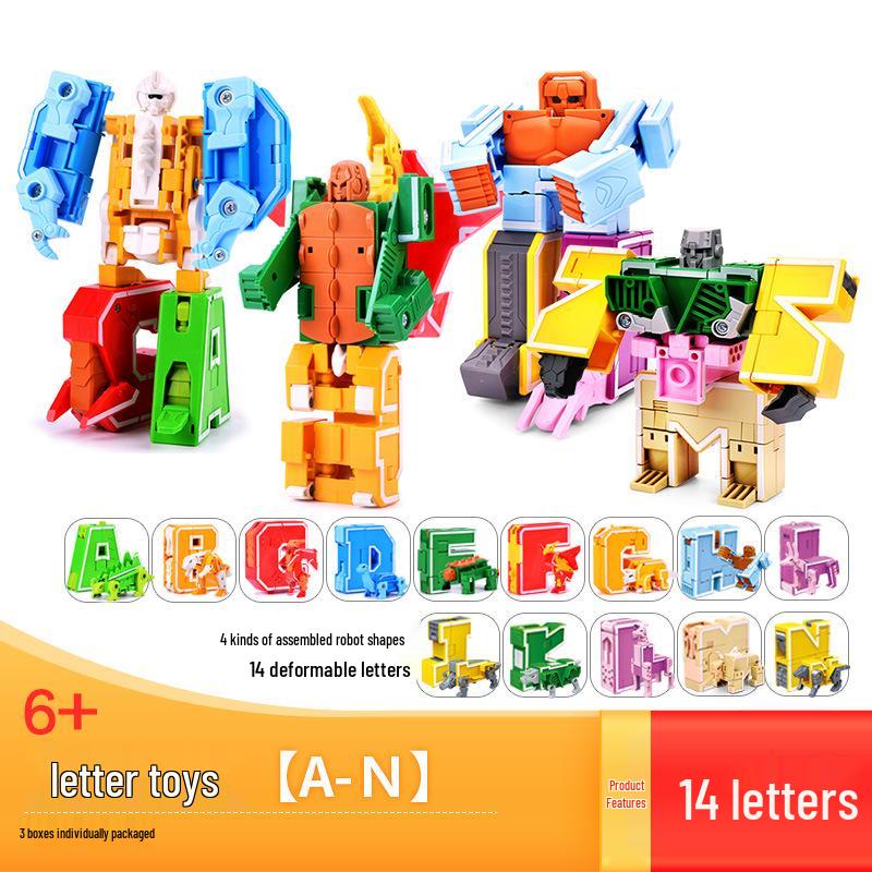 Dinosaur Robot Transformation Toy Set for 6-Year-Olds