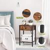 Bedside table with row plug hanging drawer - three USB versions suitable for bedrooms