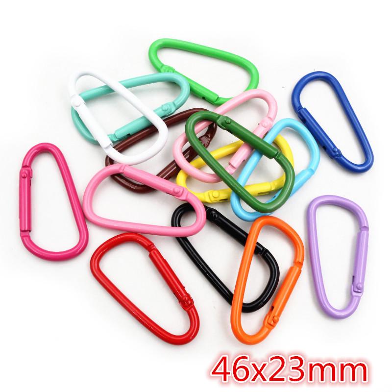 

5-Pack Mixed Color Aluminum Carabiner Clips for Water Bottles and Jewelry