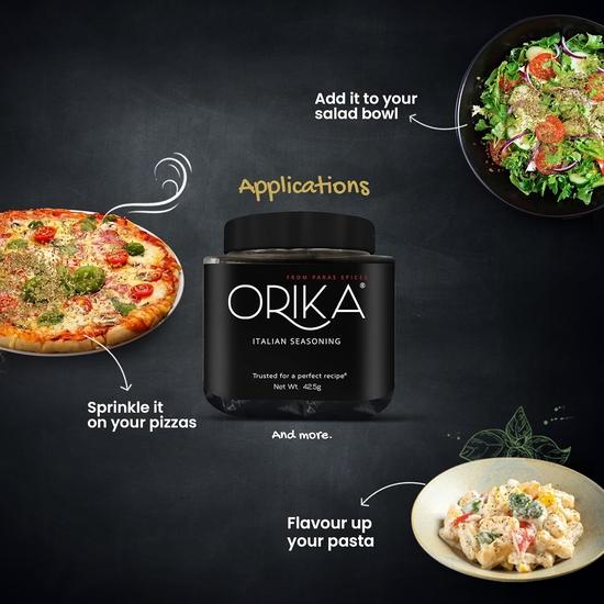 Orika Italian Seasoning 40g | Oregano Seasoning For Pizza, Pasta, Garlic Bread & Italian Food | Italian Herbs | No Artificial Flavours