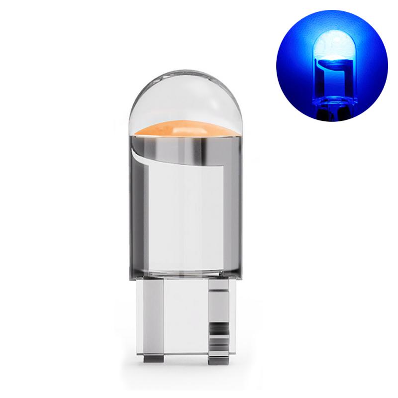 2 Stück/Set Auto LED T10 W5W Canbus Glas COB 6000k Lese-Innenraumleuchte Markierungskeil Kennzeichenleuchte Glühbirne 168 194 192 DC 12V Licht