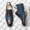 Neue Herrenschuhe Lässig PU-Leder Formelle Schuhe Herren Schwarz Oxfords Hochzeitsschuhe Klassische Monk-Schuhe Große Größe 38-48