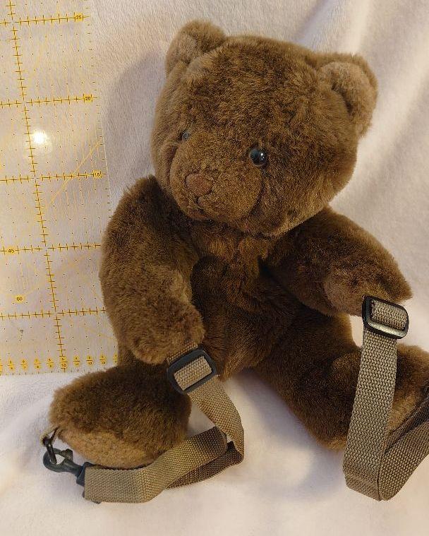 

[USED] Teddy bear two-way bag