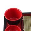 Cold Noodles Plate with Drain Mat Food Dish Snacks Plate Appetizer Tray Sashimi Platter for Apartment Homes Kitchen