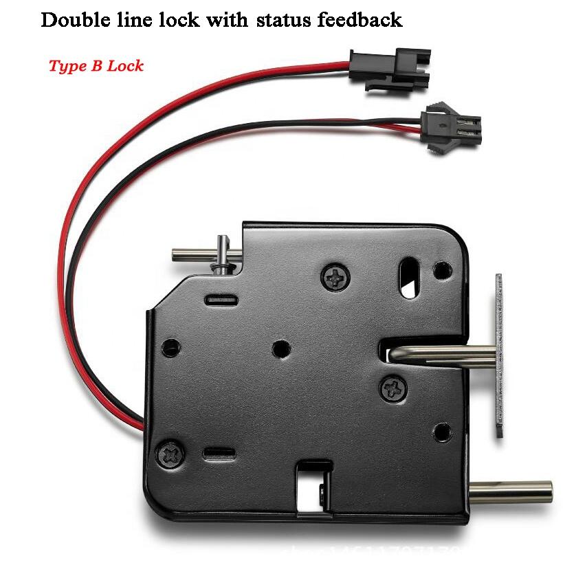 12V OR 24V Mini Cabinet Lock Market Express Delivery Electrical Bolt Locker Drawer Solenoid Lock ElectroMagnetic Lock
