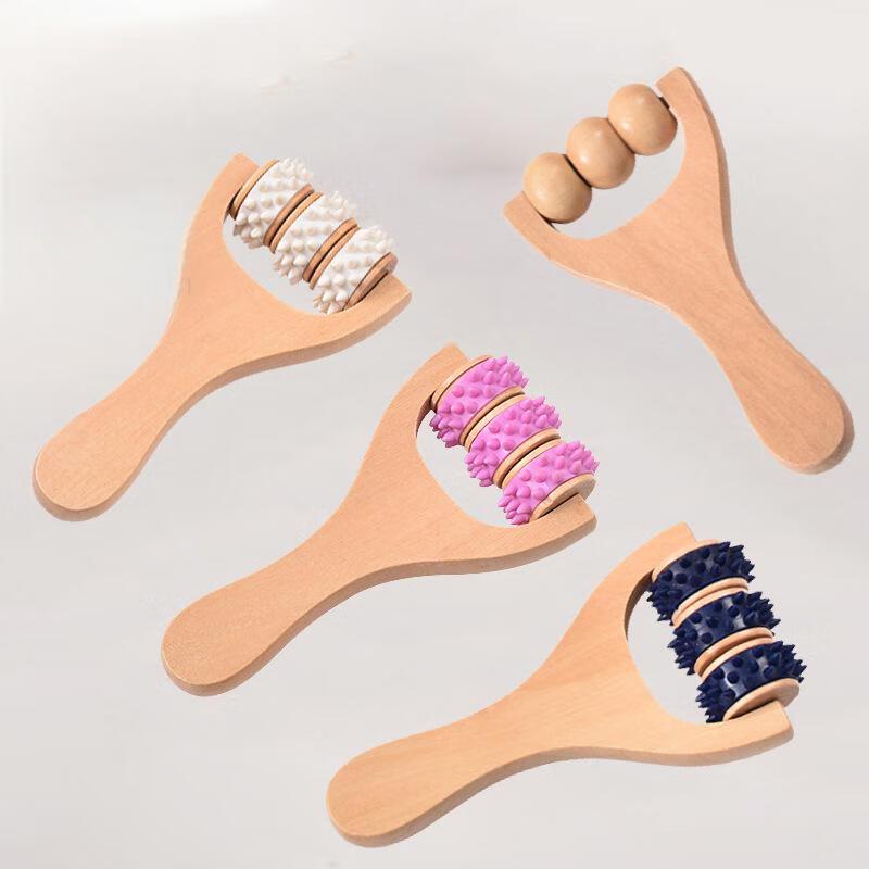 DREAM Wooden Portable Muscle Massager Roller Stick