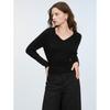 ELLE Maglione a collo a V da donna