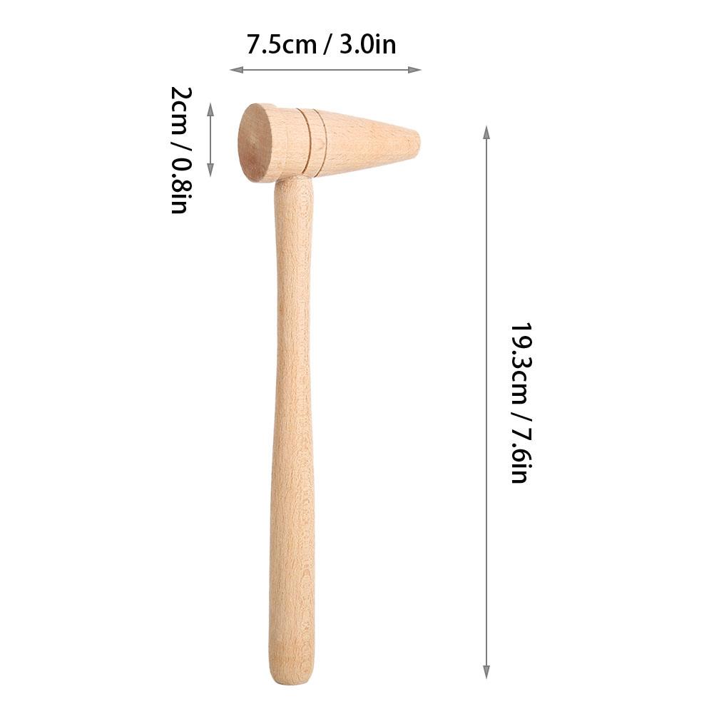 Wooden Hammer Watch Band Link Pin Remover Hammer Watch Repair Tool(B)