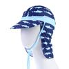Kids Windproof Anti-UV Sun Hat Large Brimmed Breathable Nylon Multicolor Cap for Hiking Climbing