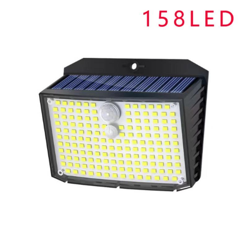 6 buc 158 LED-uri solare de perete lumină de securitate exterioară senzor de mișcare impermeabil 3 moduri lampă de perete curte grădină decor garaj lampă