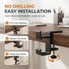 2Pcs Desk Edge Hook Adjustable Punch-Free Hanging Bag Hanger Removable Handbag Holders Multi-Functional Table Hook Organizer
