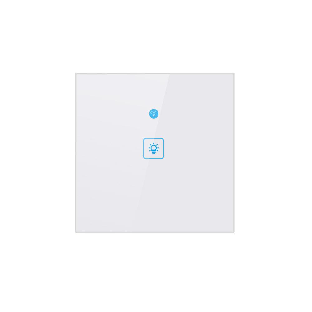 Умная сенсорная панель WiFi | Совместимость с Tmall Genie и Alexa | Одноклавишный настенный выключатель 86 Yes