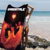 Hot Video Game U-Undertale Microfiber Printed Beach Towel Mountain Climbing Yoga Beach Swimming Running Absorbent Soft Towel