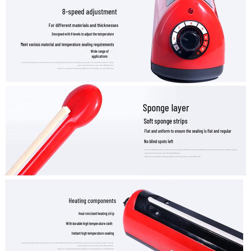 Portable Hand Press Plastic Bag Sealer