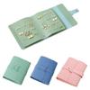 Ear Rings Collection Notebook PU Earring Storage Cases for Travelers Travel