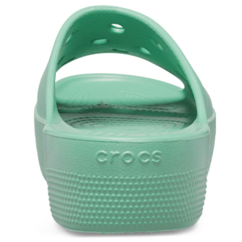 Crocs Classic Platform Sandals 'Green' Women's