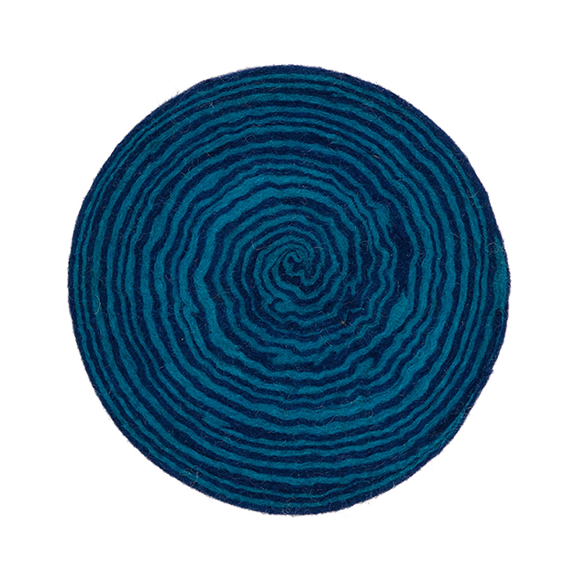 Marushin Nepalese Kitchen Spiral Blue Fair Trade 0395020100 Trivet, Handmade, Product,