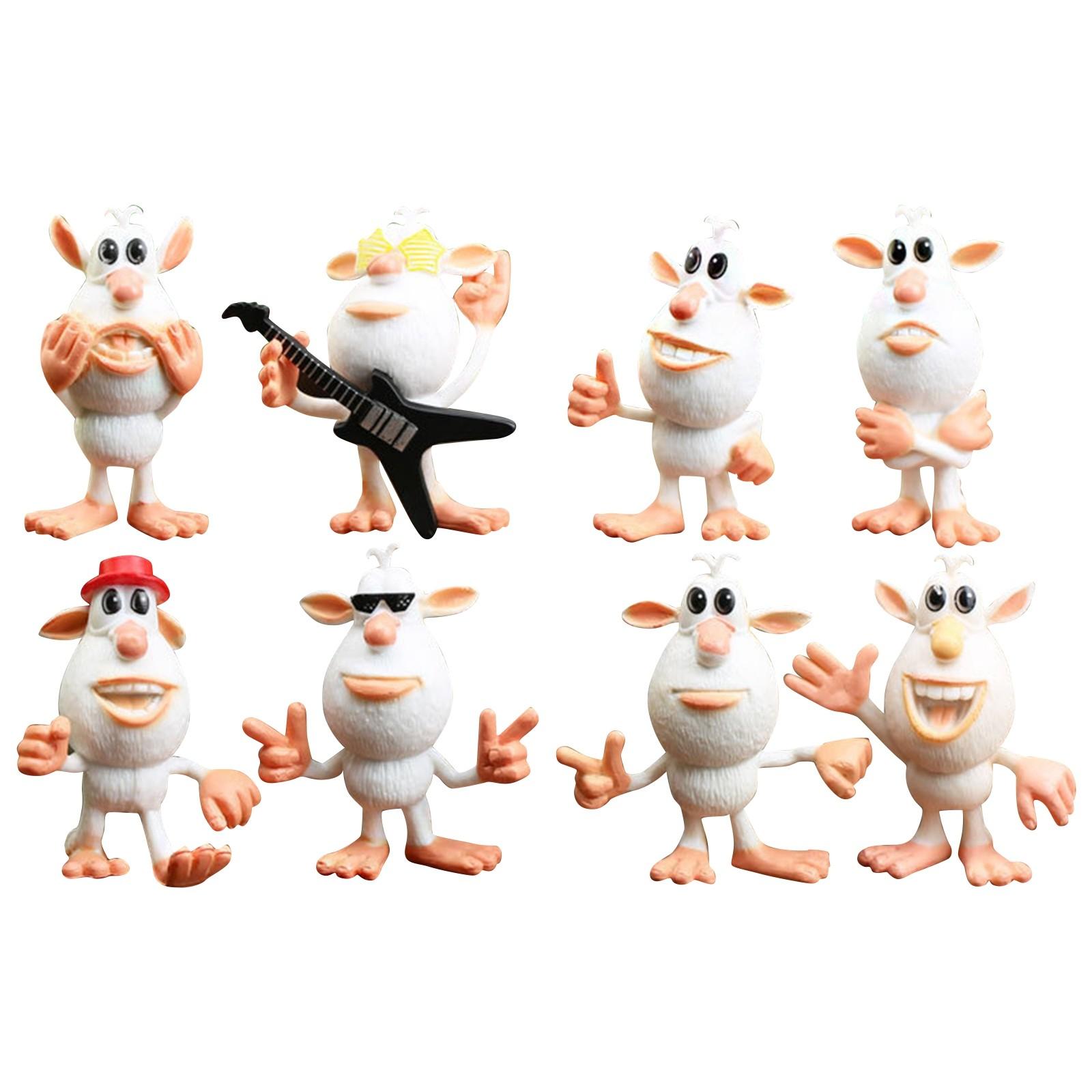 Pig Figurine Figurine, Creative Decoration Animation Figurine Desktop Ornament One Size белый