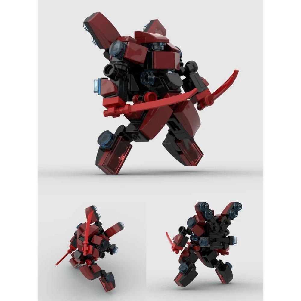 Mecha Warrior Blocks Model Boy Toys MOC Robot Action Anime Figure Building Blocks Kids Toys DIY Assembly Bricks Toy For Children
