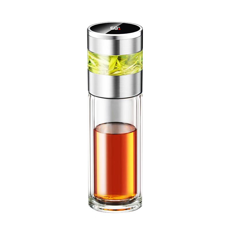 Shangheng Smart Temperature Control Double-Layer Glass Tea Infuser Bottle