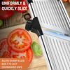 Mandoline Slicer for Kitchen, Mandolin Vegetable Slicer Julienne with Knob Control, Adjustable Thickness (Safety Gloves Included)