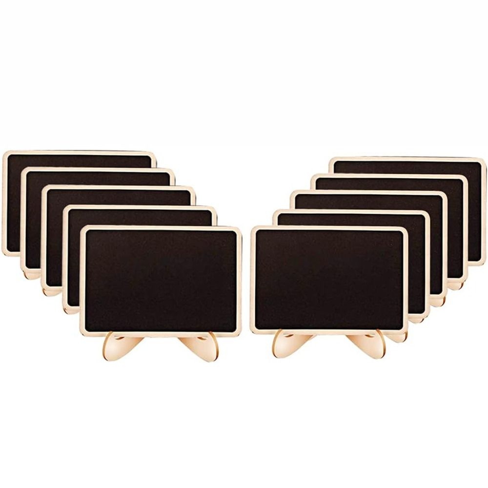 

10pcs Creative Message Blackboards with Easel Stand Wedding Place Cards Food Sign Style 1