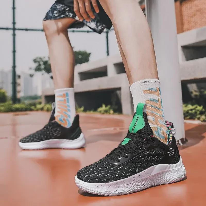 Curry 10 Basketball Shoes: Blue & Pink Youth Sports Shoes with Traction Sound - Ideal for Teen Athletes.