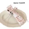 Satin Bow Hair Claw Rhinestone Polka Dot Headpiece Sweety PonyTail Claw Clip  Women/Girls