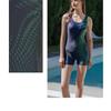 Womens Printed Sleeveless One-Piece Swimsuit Quick-Dry High-Elasticity Modest Swimwear Pool Beach Vacation Plus Size