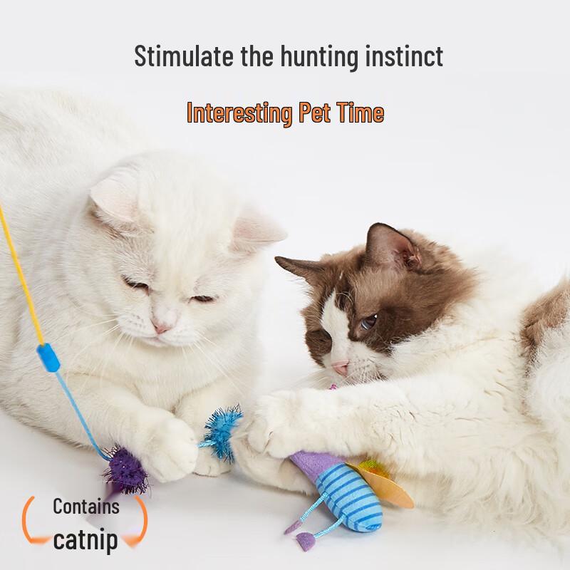 FOFOS Delightful Cat Teaser Wands