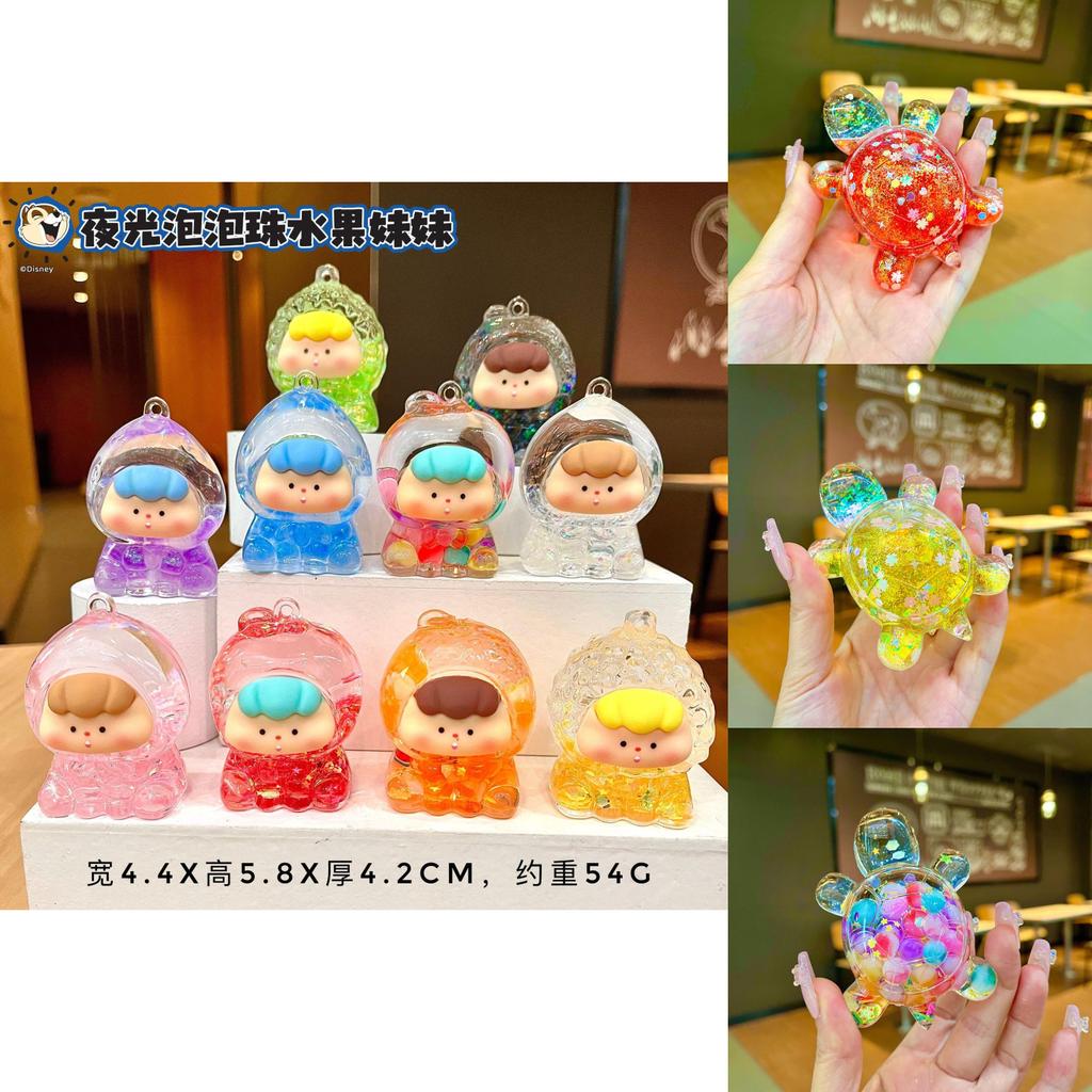 Colorful Large Glow In The Dark Glittering Turtle Figurine Perfect For Unique Gift Occasions